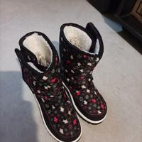 Stivaletti neve e Rollerblade con caschetto