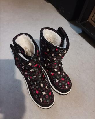 Stivaletti neve e Rollerblade con caschetto