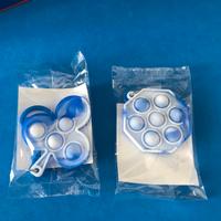 Sorpresine uovo di Pasqua push pop bianco azzurro