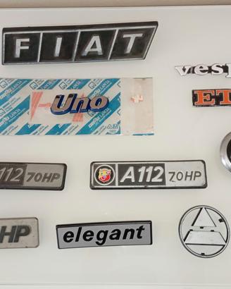 targhette a112 1 vespa originali vintage 