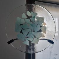 lampada da terra moderna in vetro di Murano