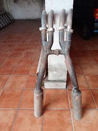 STUPENDA MARMITTA Doppio Scarico per Moto ANNI 80