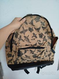 Zaino beige/marrone con fantasia originale