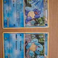 Carte pokemon 2010 wartortle e squirtle