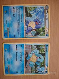 Carte pokemon 2010 wartortle e squirtle