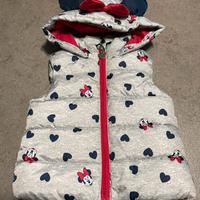 Piumino smanicato Minnie