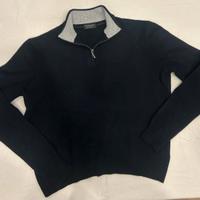 Maglione Zip in Lana & Cashmere - Fusaro Antonio