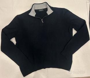 Maglione Zip in Lana & Cashmere - Fusaro Antonio