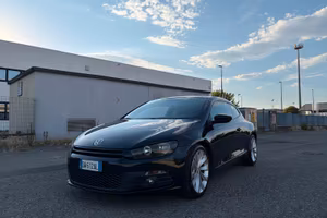 Volkswagen scirocco 2.0 200cv benzina nera 2009