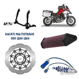 Ducati Multistrada mono bauletto protezioni filtro