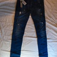 Jeans blu donna mr. Happy 25 tg. 42 (cod. 006
