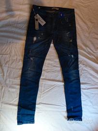 Jeans blu donna mr. Happy 25 tg. 42 (cod. 006