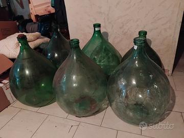 damigiane di vetro