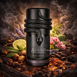 MUSAMAM BLACK INTENSE LATTAFA profumo uomo 100ml