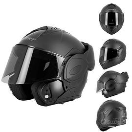 CASCO MODULARE MOTO SCOOTER MENTONIERA REVERSIBILE