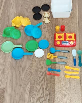 set pentole cucina bambini