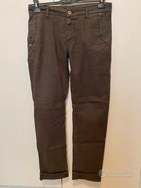 Panatalone Re-hash grigio scuro (con microtrama)