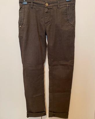 Panatalone Re-hash grigio scuro (con microtrama)
