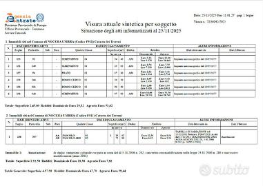 Terreni agricoli a Nocera Umbra (PG)