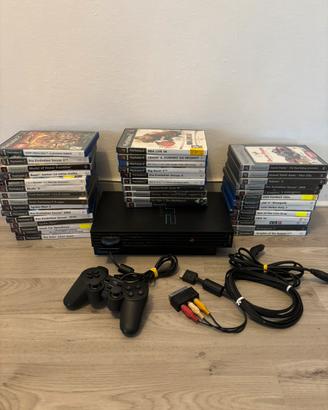 Playstation 2 con lotto 38 giochi PS2