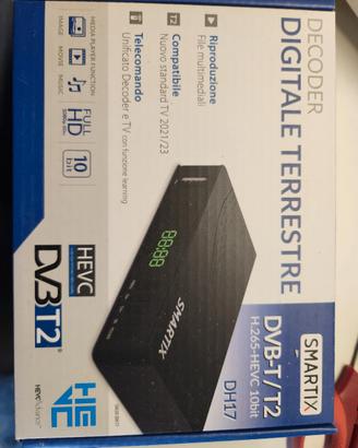 decoder per il digitale terrestre t2