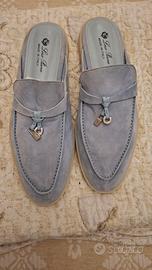 Mocassino scamosciato Loro Piana