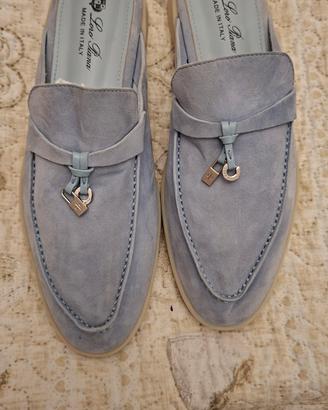 Mocassino scamosciato Loro Piana