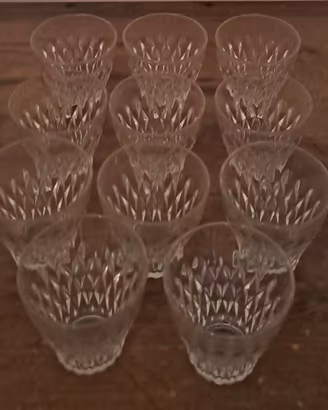 set bicchieri vintage 
