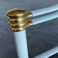 LETTO IN FERRO VERNICIATO CELESTE CHIARO