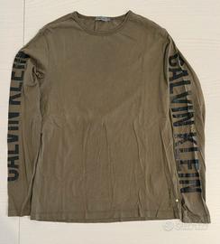 T-shirt uomo manica lunga Calvin Klein misura XS