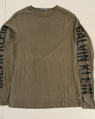 T-shirt uomo manica lunga Calvin Klein misura XS