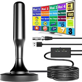 Antenna TV Portatile da Interno, Antenna  Potente