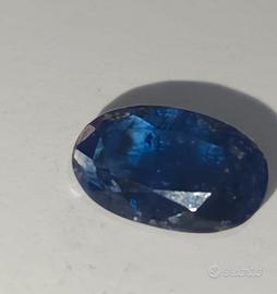 Zaffiro del Kashmir Ct. 2.54 Certificato 
