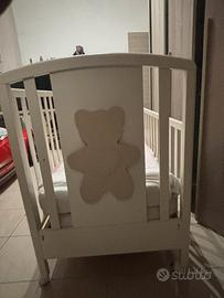 Culla materasso - bagnetto-paracolpi e piumone