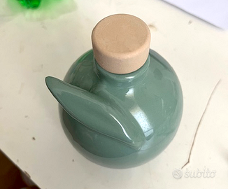 Oliera in terracotta verde oliva