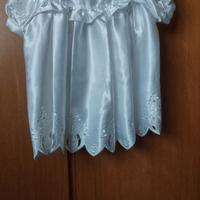 vestito da battesimo per bambina 6/12 mesi