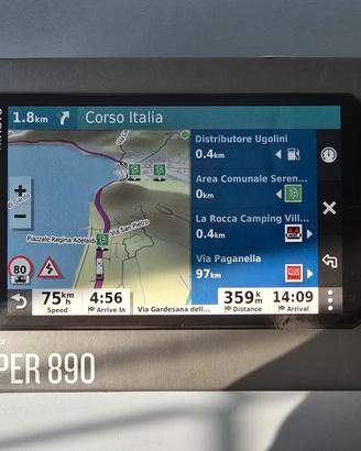 Garmin camper 890