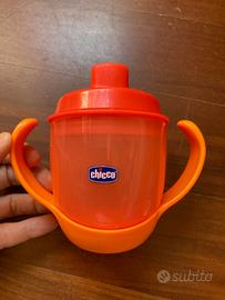 Bicchiere in plastica con manici e ciuccio CHICCO