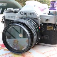 Fotocamera Canon AE-1 + 24 mm Canon + Zoom 28-105