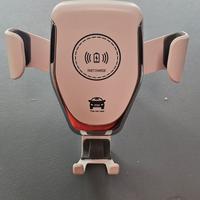 Porta telefono auto con ricarica wireless