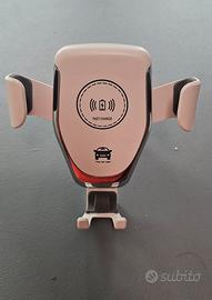 Porta telefono auto con ricarica wireless