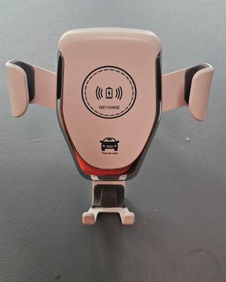 Porta telefono auto con ricarica wireless