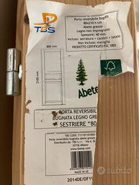 Porta abete grezzo  80x 210