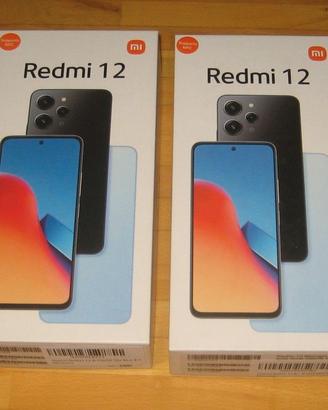 Due Cellulari Redmi 12 Xiaomi 8/256GB