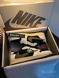 Nike air jordan 1 low travis scott olive