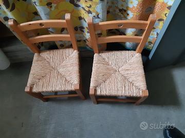 sedie piccole per bambini