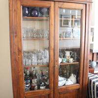 Armadio Vetrina Vintage in Legno