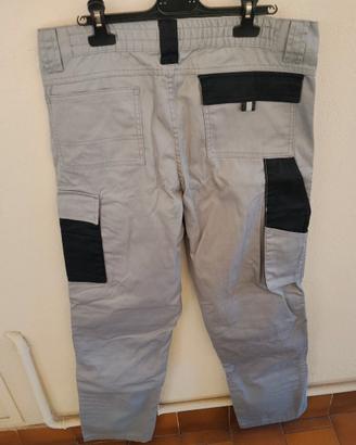 Pantaloni da lavoro tg.50, Grigi e neri