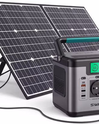 SWAREY Centrale Elettrica Portatile 300W pannelli