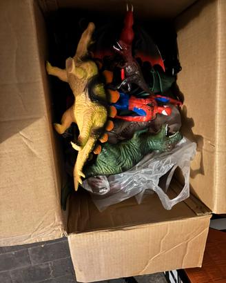 Dinosauri - animali vari- spiderman-ironman
